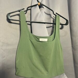 Babaton Green Crop Top
